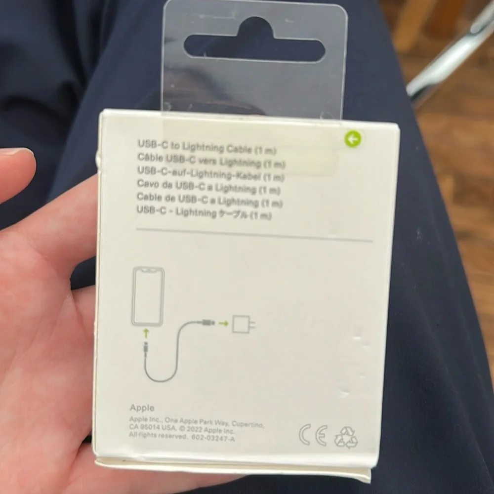 Apple USB-C to Lightning cable 1m